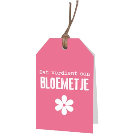 verdient een bloemetje